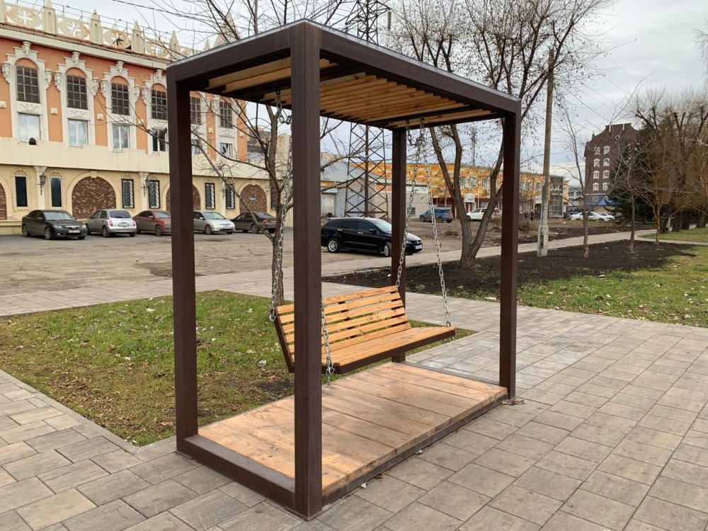 Качели уличные одиночные