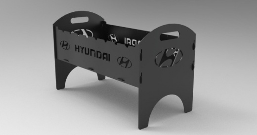Разборный мангал "Hyundai"